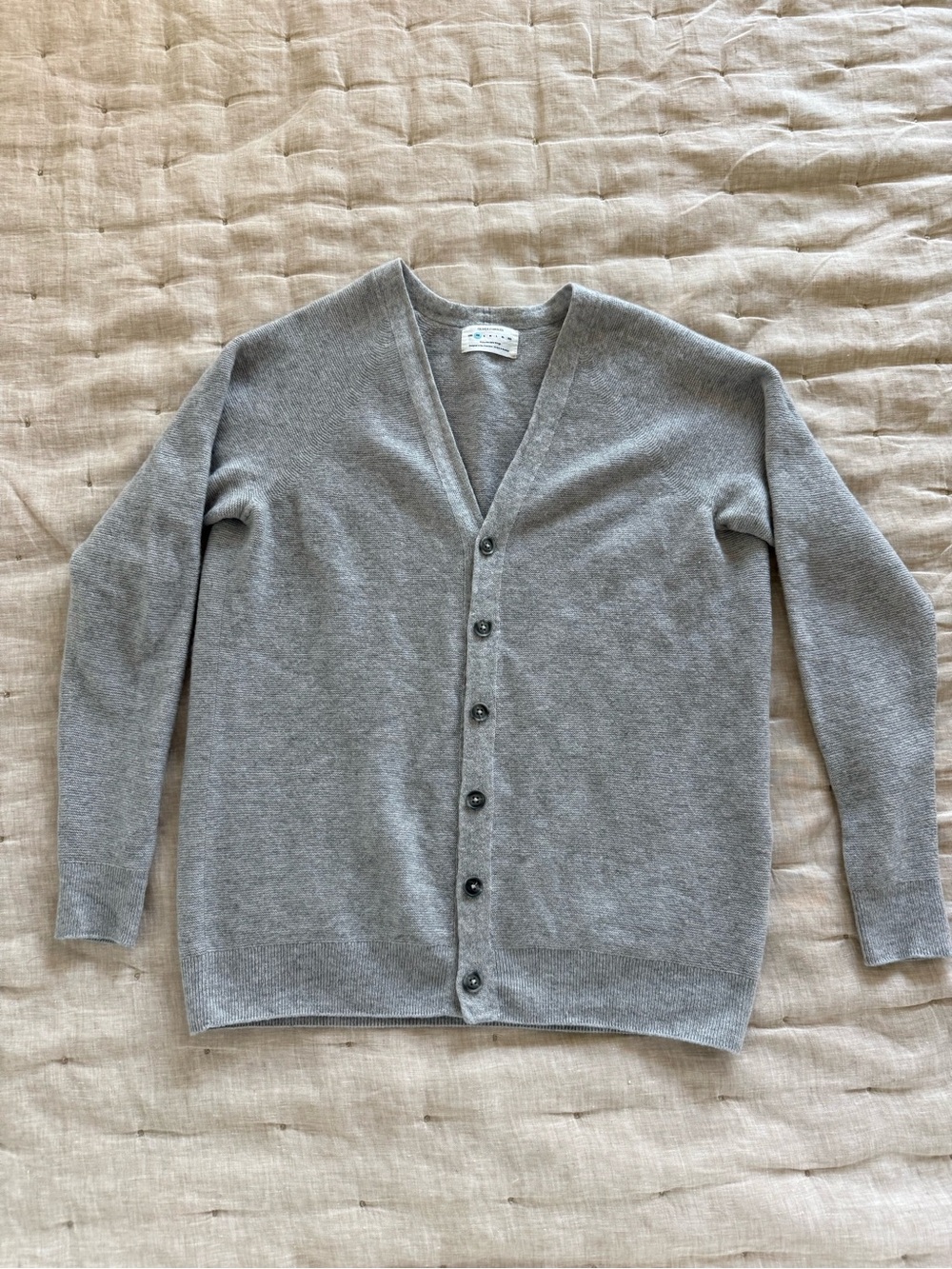 Oliver Charles All Season cardigan in Light Grey Size XS